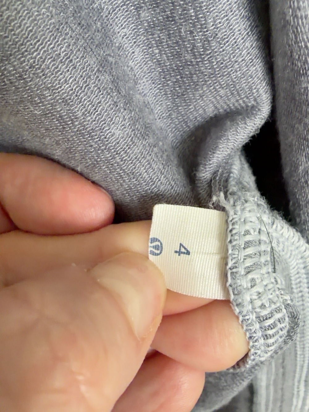 Lululemon Gray Oversized Open Front Cardigan Wrap Size 4 - Picture 7 of 8